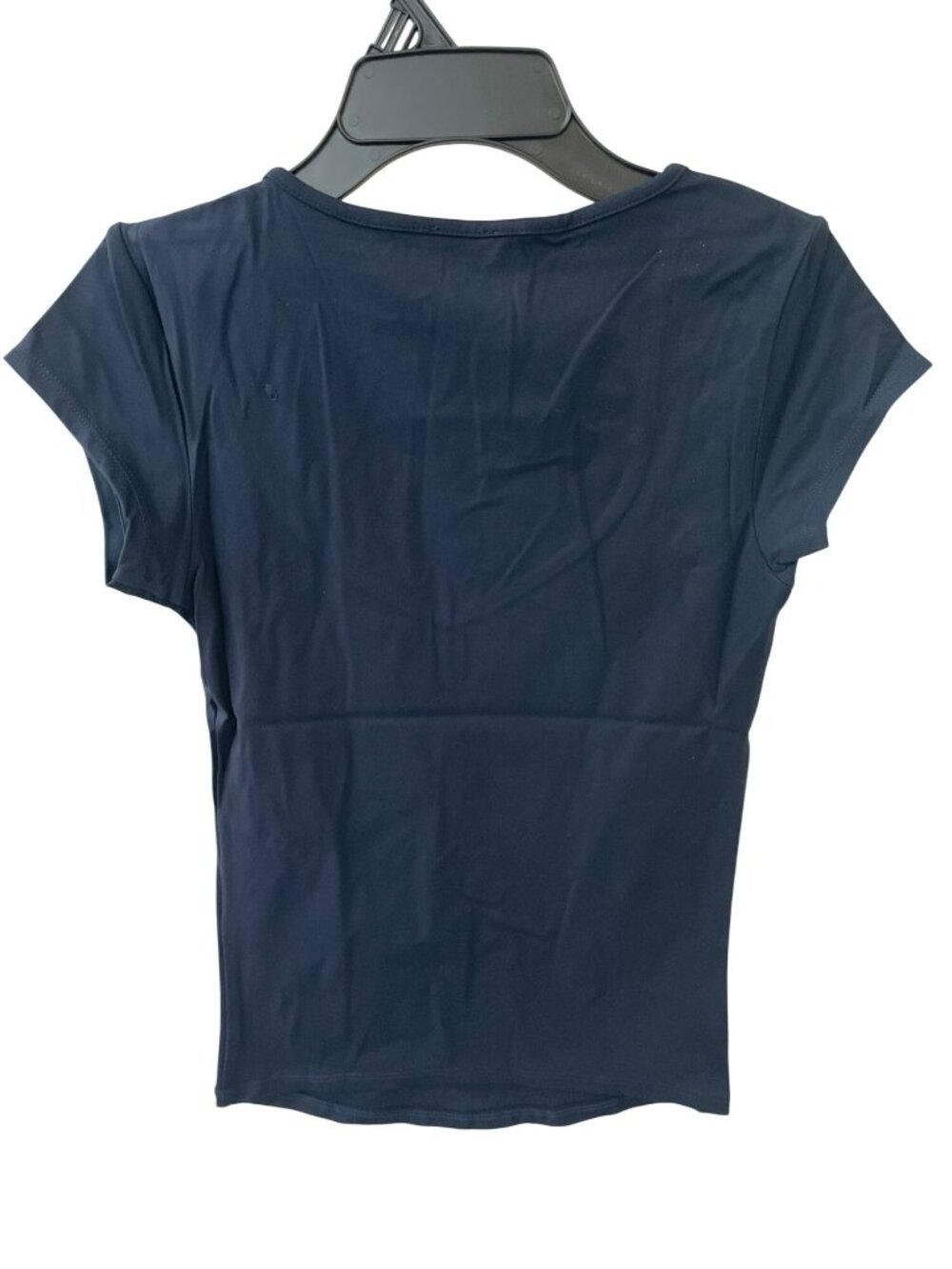 Garage Sleek Sweetheart Tee Mariana Blue Nylon Spandex Blend Women's Size S NWT - Picture 2 of 8